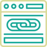 Backlink Vector Icon