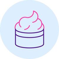 Cream Vector Icon