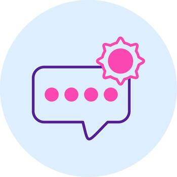 Support Chat Vector Icon
