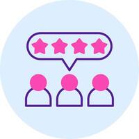 Group Feedback Vector Icon