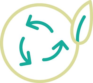 Zero Emission Vector Icon