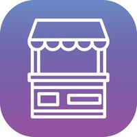 Food Stand Vector Icon