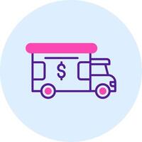 Bank Truck Vector Icon