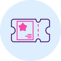 Ticket Vector Icon