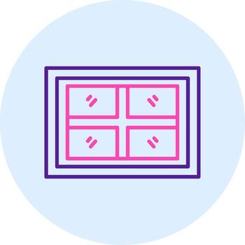 icono de vector de ventana