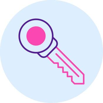 icono de vector clave