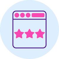 Rate Vector Icon