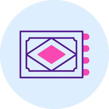 icono de vector de alfombra