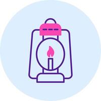 Oil Lamp Vector Icon