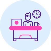 Workaholic Vector Icon