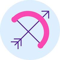 Bow And Arrow Vector Icon