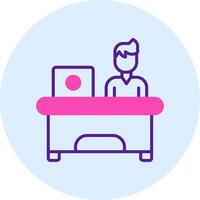 Workaholic Vector Icon