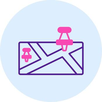 Push Pin Vector Icon