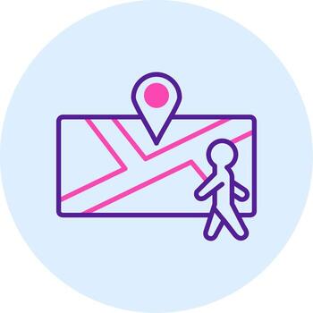 Walking Vector Icon