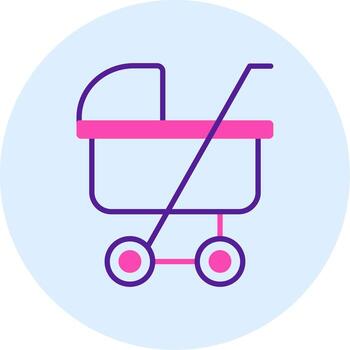 Stroller Vector Icon
