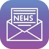 Newsletter Vector Icon