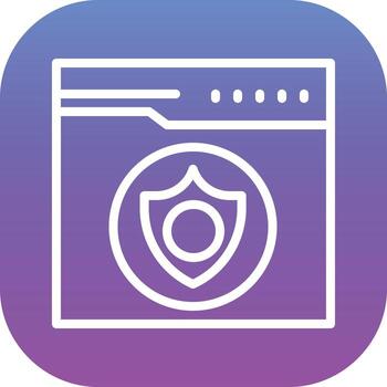 Website Security Vector Icon