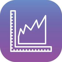 Filled Graph Vector Icon