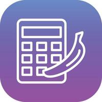 Calorie Calculator Vector Icon