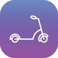 Kick Scooter Vector Icon