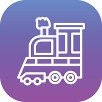 vapor tren vector icono