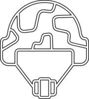 Helmet Vector Icon