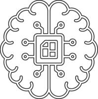 Artificial Intelligence Vector Icon