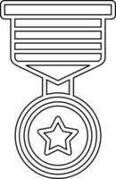 icono de vector de medalla