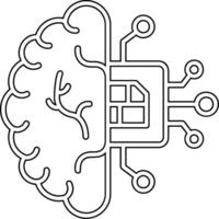 Artificial Intelligence Vector Icon