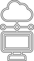 Cloud Computing Vector Icon