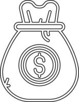 Money Bag Vector Icon