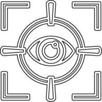 Eye Scan Vector Icon