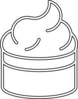 Cream Vector Icon