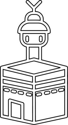 Mecca Vector Icon