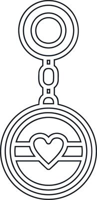 Key Chain Vector Icon