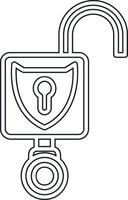 Open Padlock Vector Icon