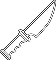 icono de vector de cuchillo