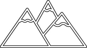 Rocky Mountains Vector Icon