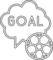 Goal Vector Icon