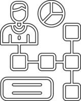 Hierarchical Structure Vector Icon