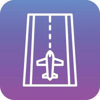 Runway Vector Icon