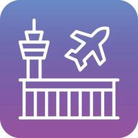 icono de vector de aeropuerto