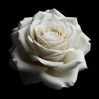 single white rose photo