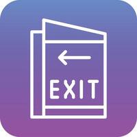 Exit Vector Icon