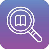 Search Books Vector Icon