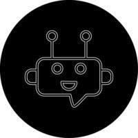 Robot Chat Vector Icon