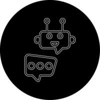 Robot Chat Vector Icon