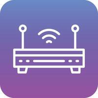 Wireless Router Vector Icon