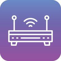 Wireless Router Vector Icon