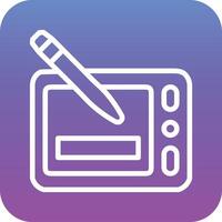 Graphic Tablet Vector Icon